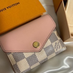 ルイビトン　財布　ダミエ・アズール