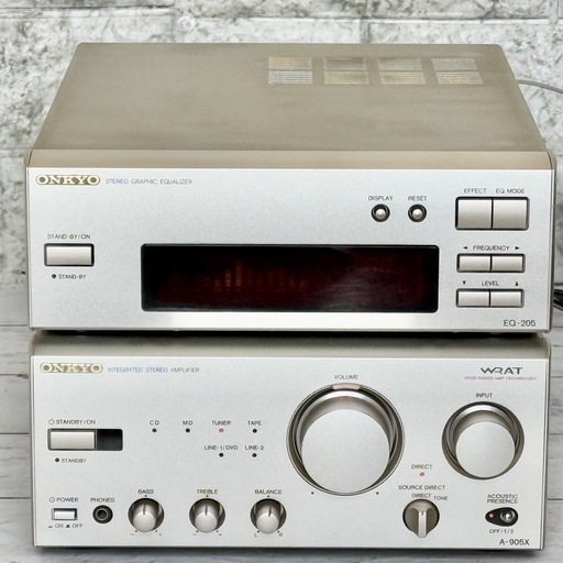 ONKYO「INTEC205シリーズ」アンプ・グライコセット ONKYO「INTEC205シリーズ」アンプ・グライコセット