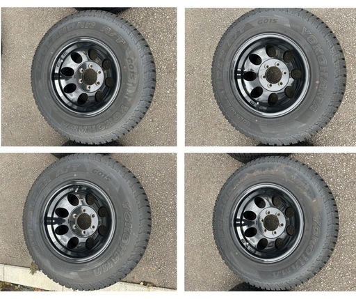 ヨコハマ ジオランダー／A/T G015 265/70R16アルミホイール付きタイヤ4 