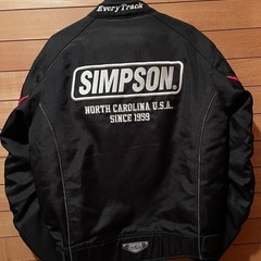 シンプソン ライダーズジャケット Mサイズの画像