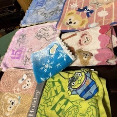 中古ハンカチ、タオル20点（ディズニー他）