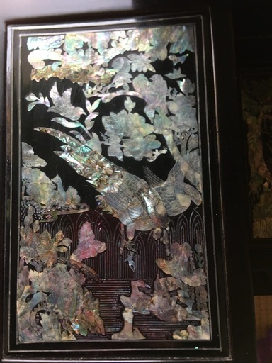 Traditional Korean Mother-of-pearl work Lacquered Dresser (螺鈿鏡台)