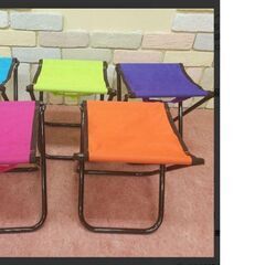 【単品売り1脚】ミニ折り畳みイス 手さげストラップ付 インドア ...