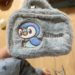GU ポッチャマ ファーバッグ☆ポケピース 小型 ファー