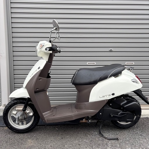 2678.高年式FI車両　レッツ5G 盗難アラーム、リアボックス付属　千葉県柏市　即日配送、自走引き取りも可能 高年式FI車両レッツ5G 盗難防止アラーム付き千葉県柏市即日配送可能