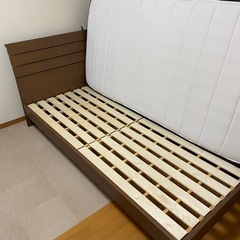 引き取り限定】ニトリ ローベッド シングルx2【埼玉】 - ベッド