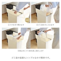 【決定】SOLOW ソロウ ペダルオープンツイン 45L ゴミ箱 45リットル おしゃれ ごみ箱 ふた付きの画像