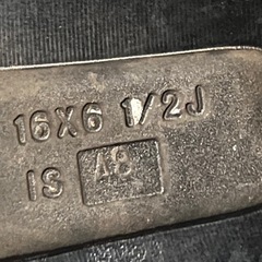 アルミホイール　16×6.5J 5H PCD114.3  の画像