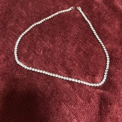 テニスチェーンネックレス　未使用4mm おまけ3mm