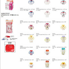 【未使用品】リッチェル マグ用ストローセット S-2 2セット入り B1435の画像