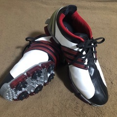 美品 アディダス adidas ゴルフシューズ スパイクシューズ...