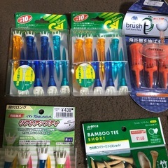 新品 ゴルフのティ各種 ワンタッチカウンター付きの画像