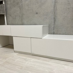  LOWYAロウヤ ドレッサー兼テレビ台 ドレッサー 鏡台 化粧...