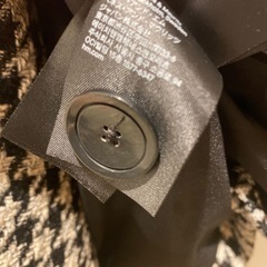 新品未使用 H&M チェック テーラードジャケット モノクロ オーバーサイズ Mの画像