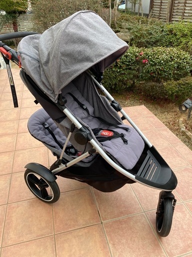 Phil & Teds Dash V5 2人用ベビーカーフィルアンドテッズ (さっ
