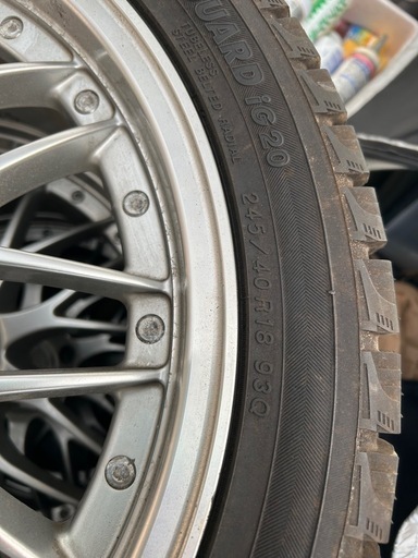 金額相談可　スタッドレス　アルミホイール　 18インチ　4本セット