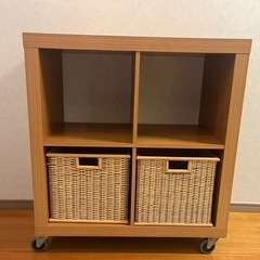 決まりました！★収納棚（無印のカゴ付き）の画像