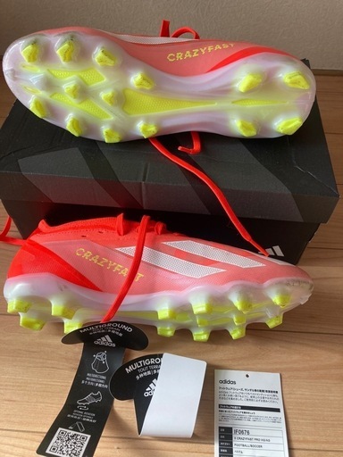 adidas X CRAZYFAST PRO 27 HG/AG レッド