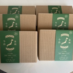 今治産&泉州産ハンドタオル　6箱の画像
