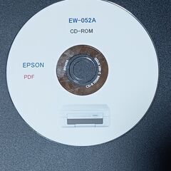 ◇　最終値下げ / EPSON EW-052Aインストール用ソフトウェアー　◇の画像