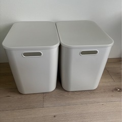 無印のやわらかホリレチレンケース２個セットの画像