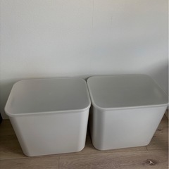 無印のやわらかホリレチレンケース２個セットの画像