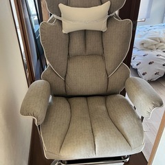 ゲーミングチェア　グレー美品