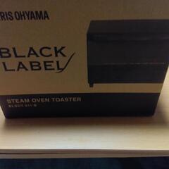 ブラック スチームオーブントースター 2枚焼き  アイリスオーヤマの画像