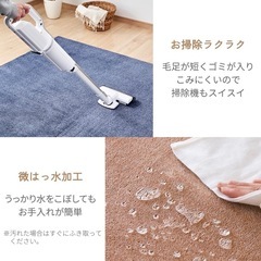 アイリスオーヤマ カーペット ラグ クッションラグ 厚さ3㎝ 極厚 もっちり 185×240cm 滑り止め付き ホットカーペット対応 3畳 はっ水加工 遮音効果 低ホルム もちもち 北欧 おしゃれ マット ACRB-1824 ブラウンの画像