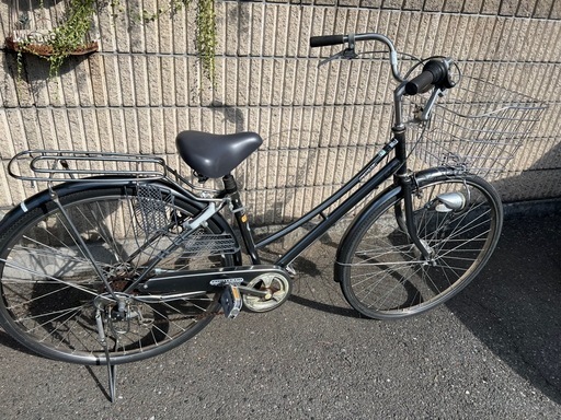 ４段切替ノーパンクタイヤ27インチ自転車