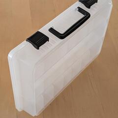 美品 日本製 グリーンパル㈱製 クリアパーツケースの画像