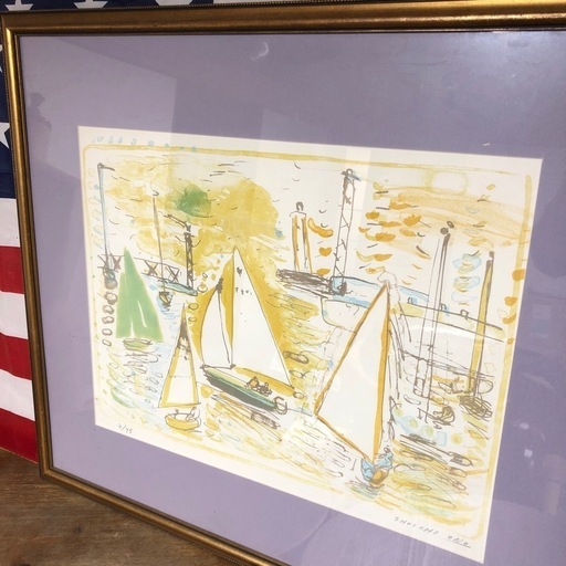 小野 州一 絵画 小野州一「花の絵」原画作品（額装付き） 小野州