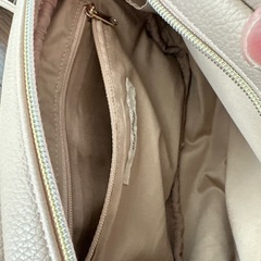 ミニーマウス　ポシェット　ベージュの画像