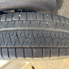 225/65R17アルミホイール付きスタッドレスタイヤPIRELLIピレリバリ山の画像