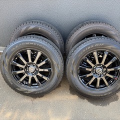 225/65R17アルミホイール付きスタッドレスタイヤPIRELLIピレリバリ山の画像