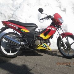 希少　SONIC 125 RS　エンジン実働　レストアベースに　...