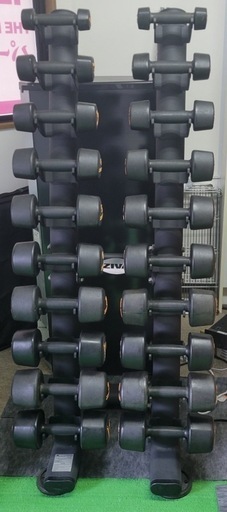 ZIVA ダンベルセット 1〜10kg2個ずつ ダンベルラック付きivanko ZIVA ダンベルセット 1〜10kg2個ずつ ダンベルラック付きivanko