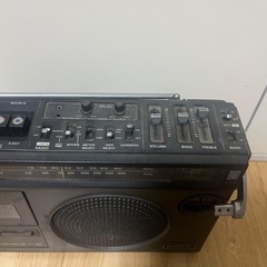 SONY モノラルラジカセCF-1980 レトロ昭和ジャンク (si) 経堂の