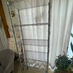 収納家具　スチールラック　スリム