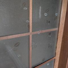 　引き戸　建具　ガラス戸　　DIY　の画像