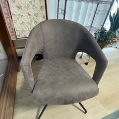 美品　ダイニングチェア　回転　グレー　おしゃれ