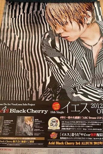 Acid Black Cherry yasu 蝶 非売品 販促用 ポスターの通販 by