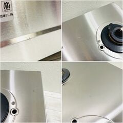 ★2023年製★Rinnai/リンナイ/LPガス/ガスコンロ/ET21-2STSY-S/RT31-2STS/Vamo./バーモ/2口/ステンレス/家庭用/最高火力/左右強火力/E1EP0201の画像