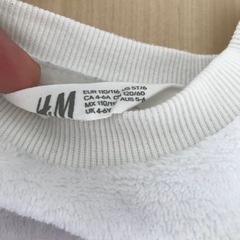 【H&M】 トレーナー　ユニコーン　シルバーラメ付きの画像