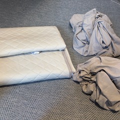 シーツ　シングル　敷きパッドの画像