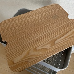 【受付終了】スチールワゴン ワゴン キッチンワゴン ライトグレーの画像