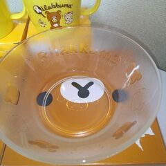 未使用　リラックマガラスボウル2個　マグカップ２個の画像