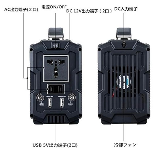 SUAOKI ポータブル電源　S601  容量222Wh 