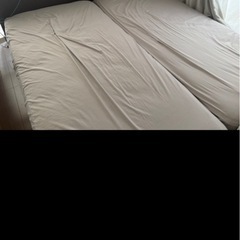 シーツ　シングル　敷きパッドの画像