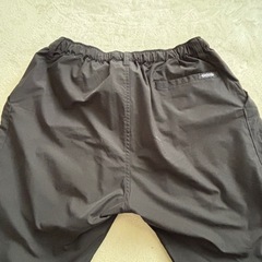 ブラックアウトドアパンツ　撥水加工の画像